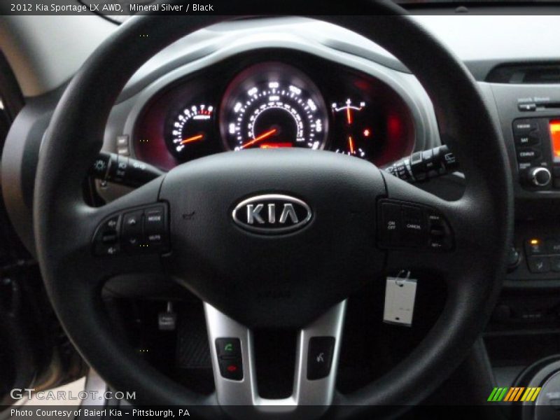 Mineral Silver / Black 2012 Kia Sportage LX AWD