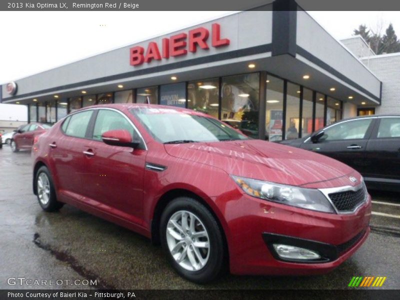 Remington Red / Beige 2013 Kia Optima LX