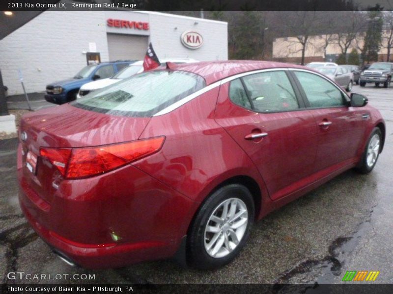 Remington Red / Beige 2013 Kia Optima LX