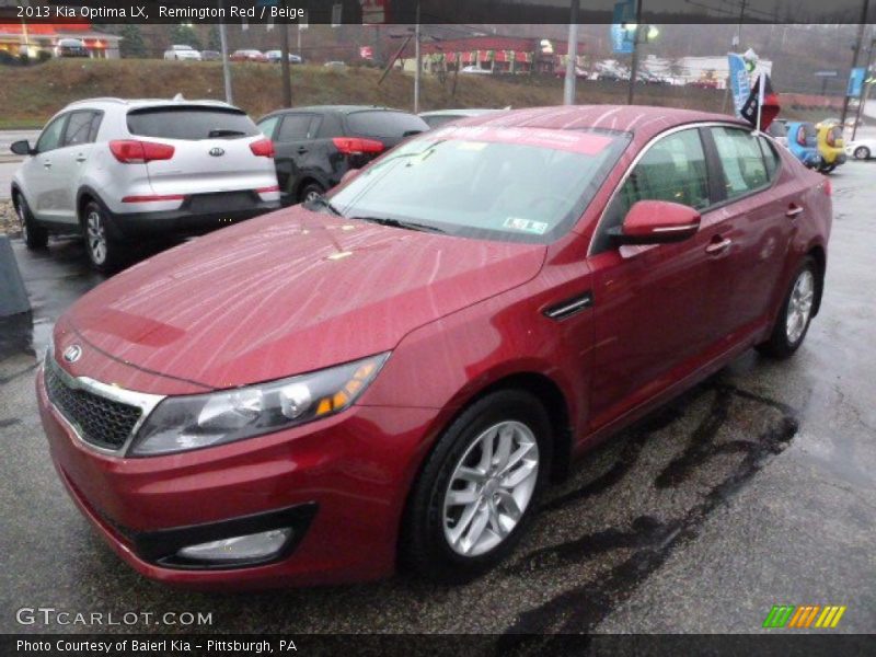 Remington Red / Beige 2013 Kia Optima LX