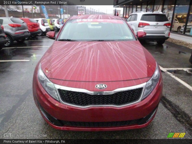 Remington Red / Beige 2013 Kia Optima LX