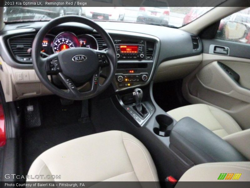 Remington Red / Beige 2013 Kia Optima LX