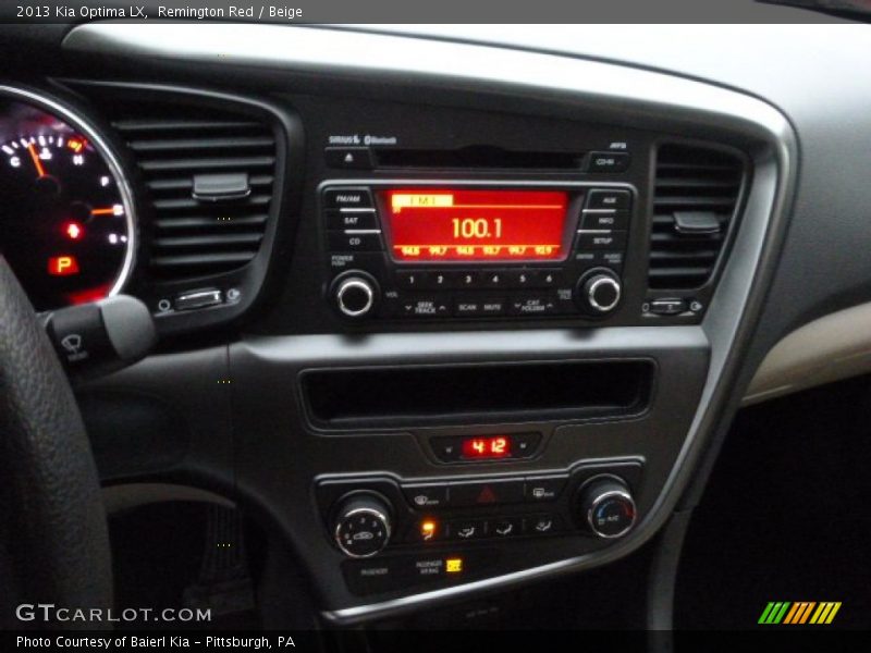 Remington Red / Beige 2013 Kia Optima LX