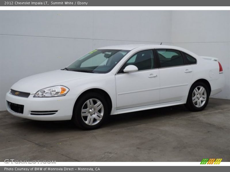 Summit White / Ebony 2012 Chevrolet Impala LT