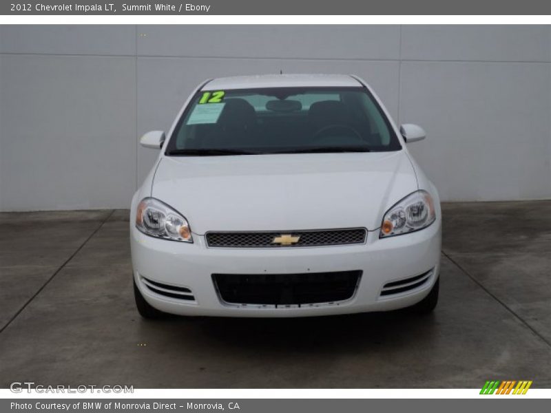 Summit White / Ebony 2012 Chevrolet Impala LT