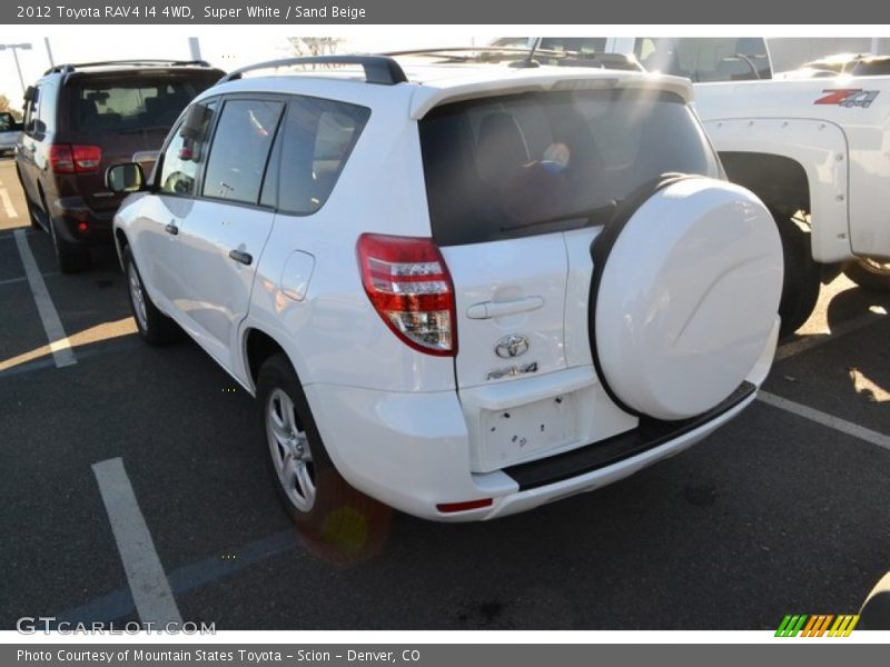Super White / Sand Beige 2012 Toyota RAV4 I4 4WD