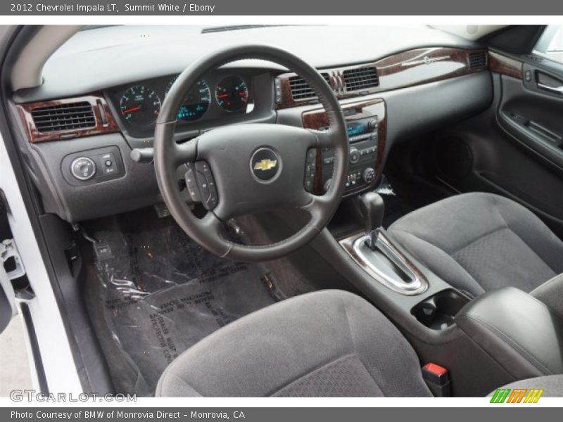 Summit White / Ebony 2012 Chevrolet Impala LT