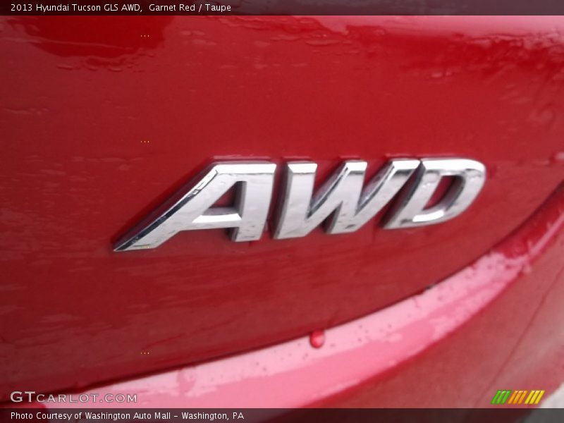 Garnet Red / Taupe 2013 Hyundai Tucson GLS AWD