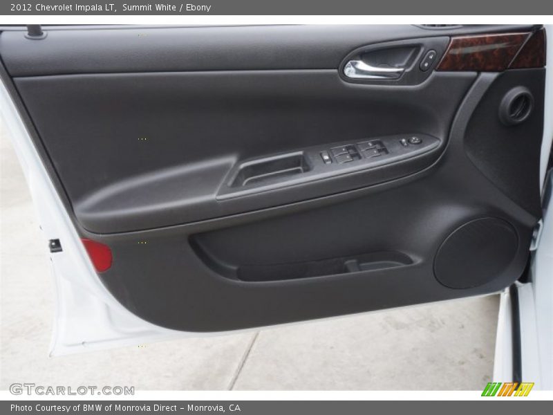 Summit White / Ebony 2012 Chevrolet Impala LT