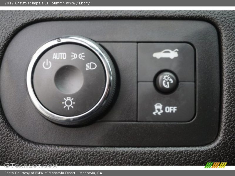 Summit White / Ebony 2012 Chevrolet Impala LT