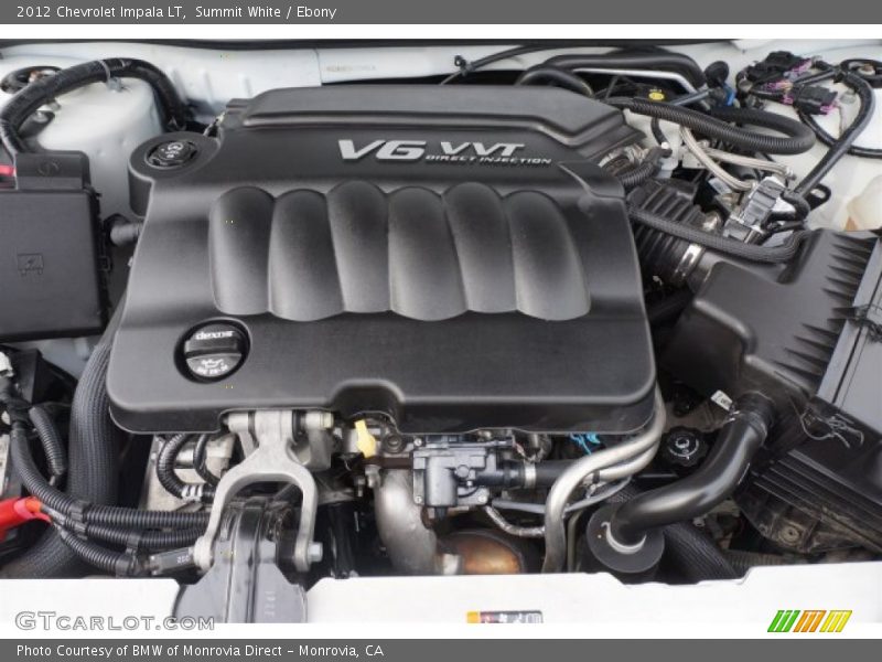 Summit White / Ebony 2012 Chevrolet Impala LT