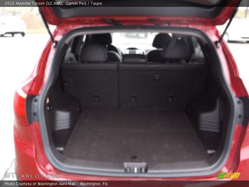 Garnet Red / Taupe 2013 Hyundai Tucson GLS AWD