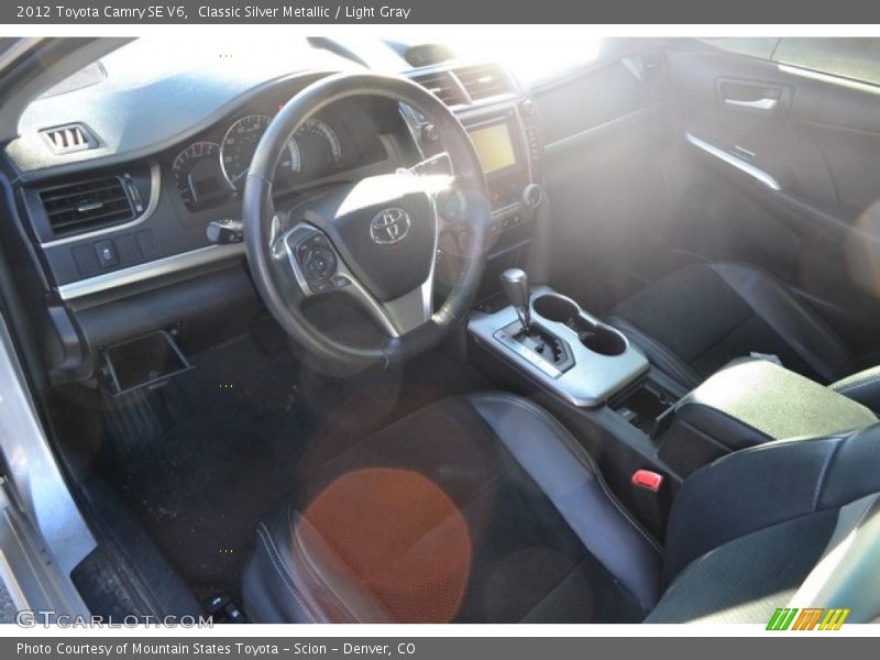 Classic Silver Metallic / Light Gray 2012 Toyota Camry SE V6