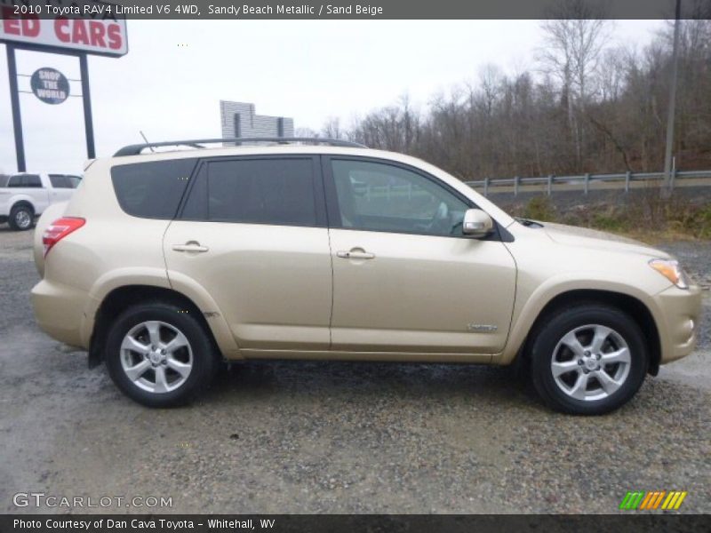 Sandy Beach Metallic / Sand Beige 2010 Toyota RAV4 Limited V6 4WD