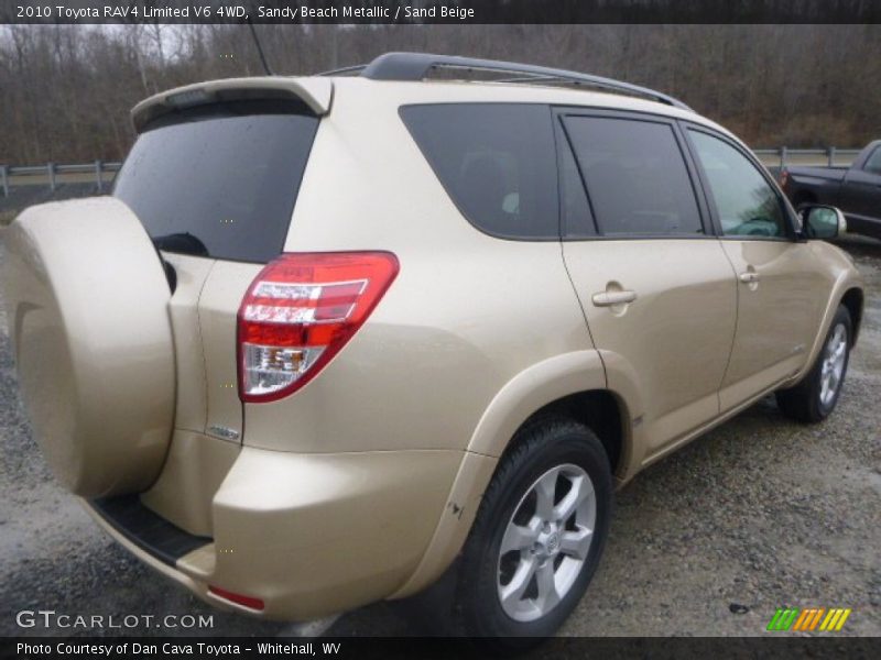 Sandy Beach Metallic / Sand Beige 2010 Toyota RAV4 Limited V6 4WD