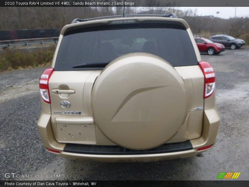 Sandy Beach Metallic / Sand Beige 2010 Toyota RAV4 Limited V6 4WD