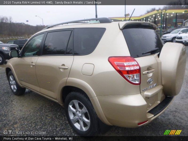 Sandy Beach Metallic / Sand Beige 2010 Toyota RAV4 Limited V6 4WD