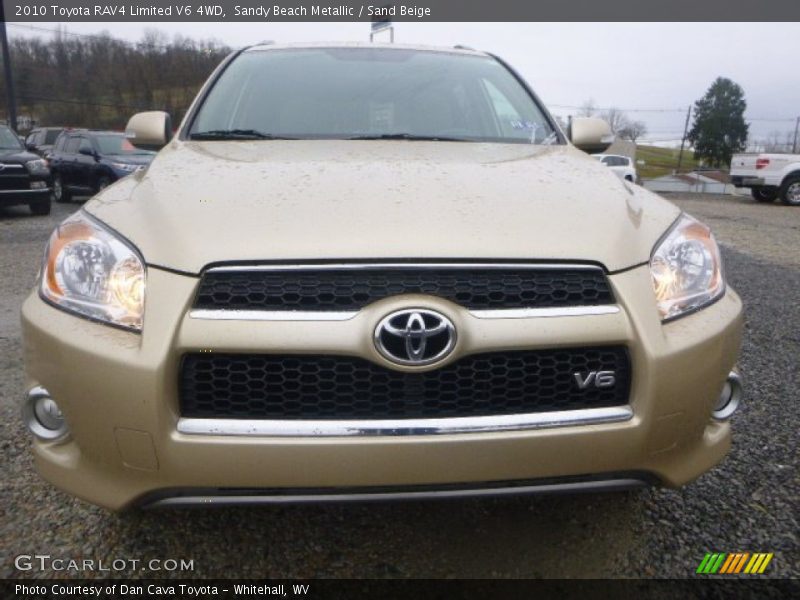 Sandy Beach Metallic / Sand Beige 2010 Toyota RAV4 Limited V6 4WD