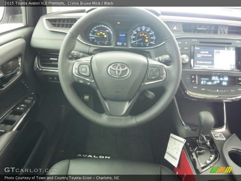 Creme Brulee Mica / Black 2015 Toyota Avalon XLE Premium