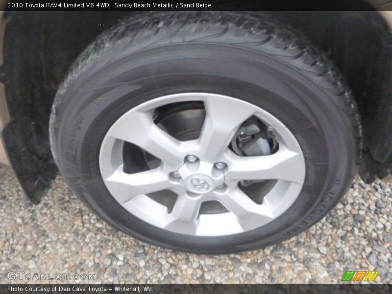 Sandy Beach Metallic / Sand Beige 2010 Toyota RAV4 Limited V6 4WD
