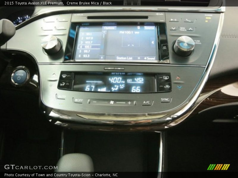 Creme Brulee Mica / Black 2015 Toyota Avalon XLE Premium