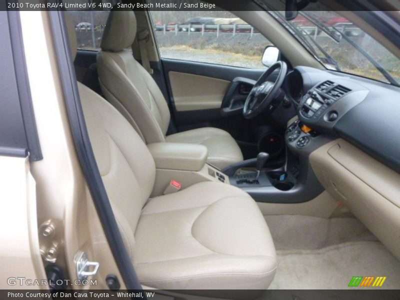 Sandy Beach Metallic / Sand Beige 2010 Toyota RAV4 Limited V6 4WD