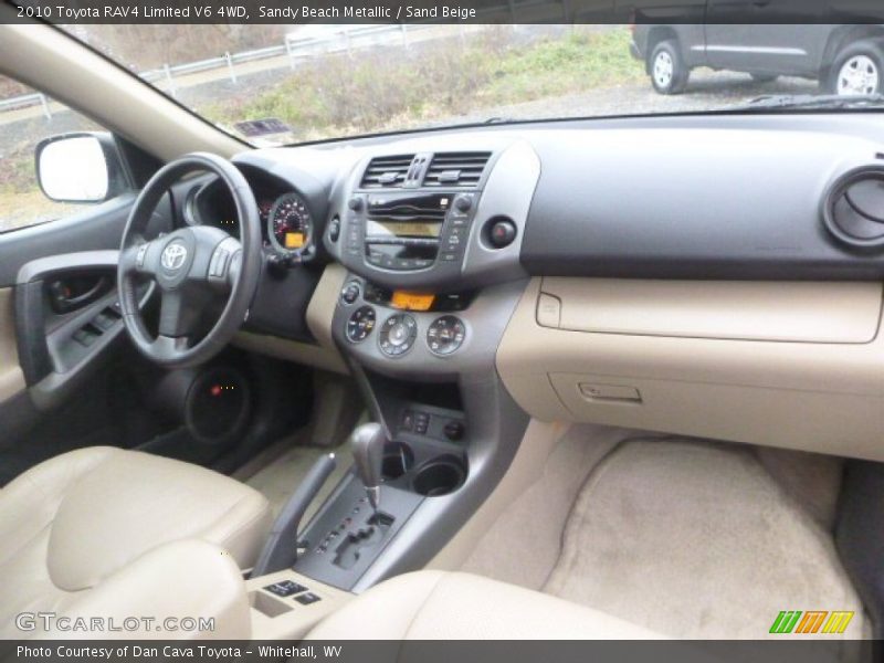 Sandy Beach Metallic / Sand Beige 2010 Toyota RAV4 Limited V6 4WD