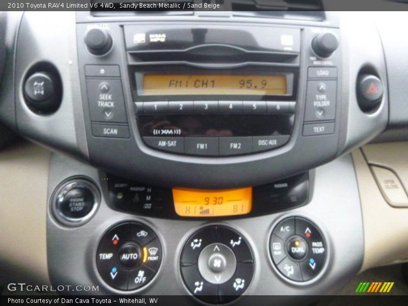 Sandy Beach Metallic / Sand Beige 2010 Toyota RAV4 Limited V6 4WD