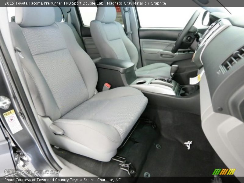 Magnetic Gray Metallic / Graphite 2015 Toyota Tacoma PreRunner TRD Sport Double Cab