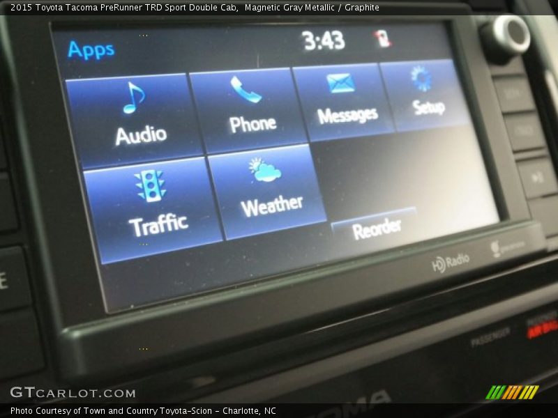 Magnetic Gray Metallic / Graphite 2015 Toyota Tacoma PreRunner TRD Sport Double Cab