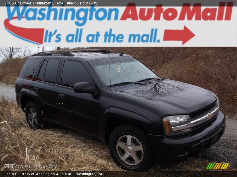 Black / Light Gray 2006 Chevrolet TrailBlazer LS 4x4