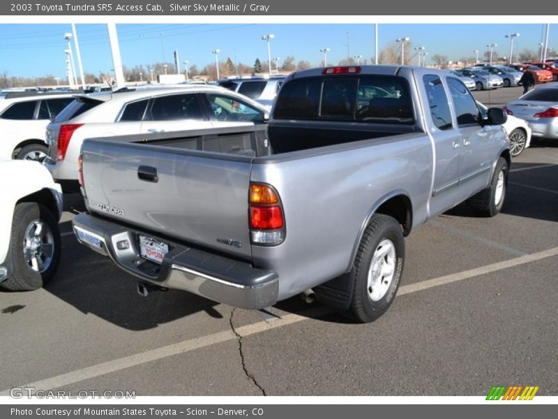 Silver Sky Metallic / Gray 2003 Toyota Tundra SR5 Access Cab