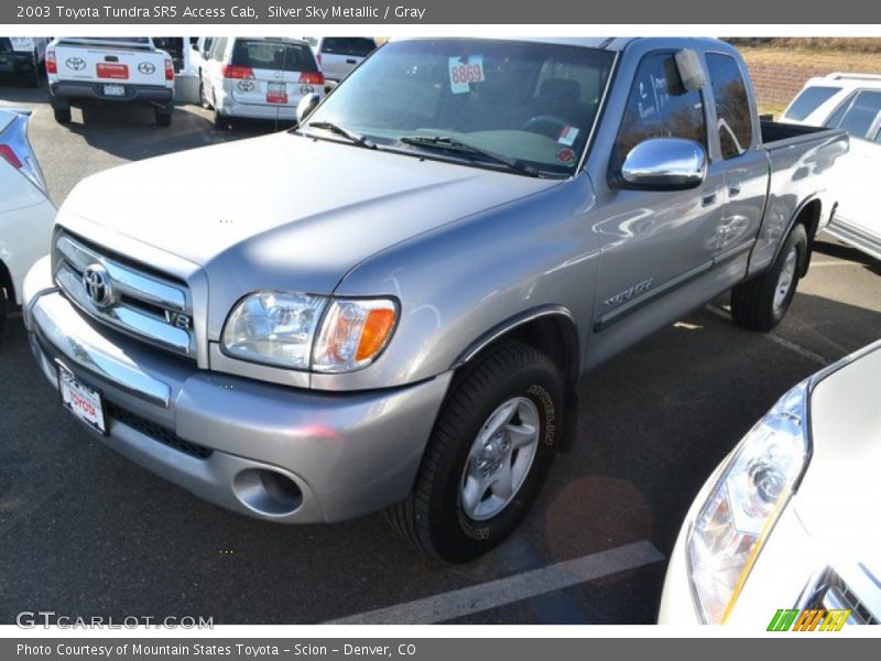 Silver Sky Metallic / Gray 2003 Toyota Tundra SR5 Access Cab