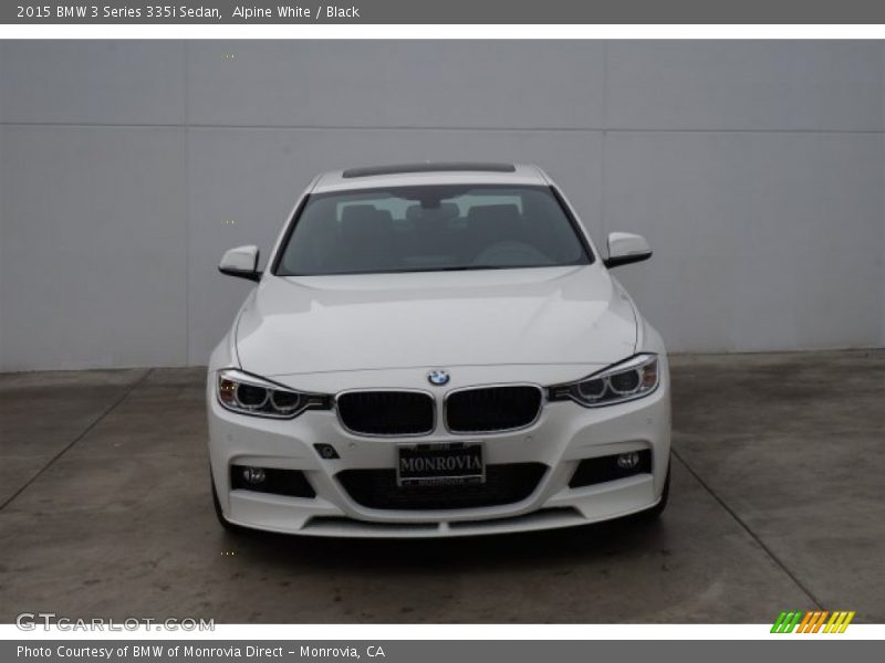 Alpine White / Black 2015 BMW 3 Series 335i Sedan