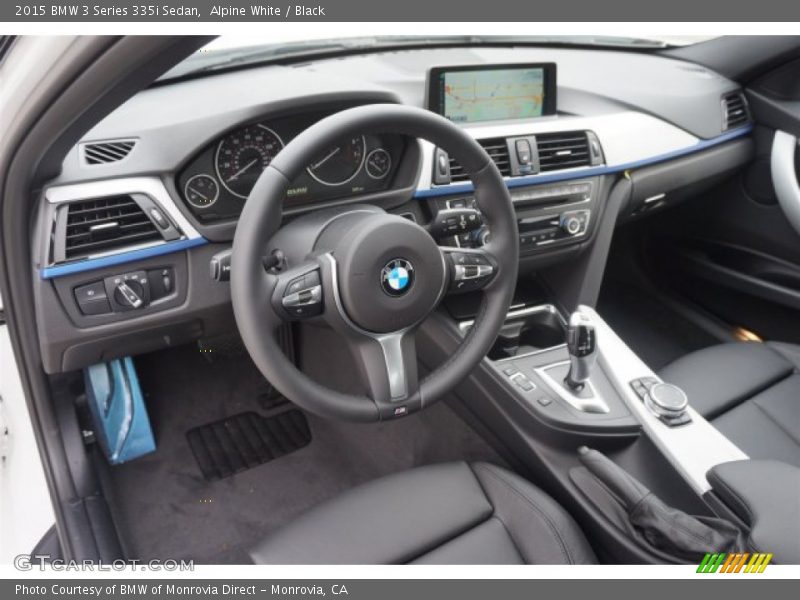 Alpine White / Black 2015 BMW 3 Series 335i Sedan
