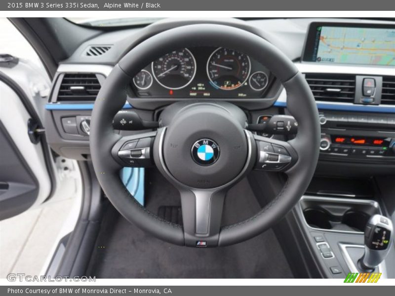 Alpine White / Black 2015 BMW 3 Series 335i Sedan