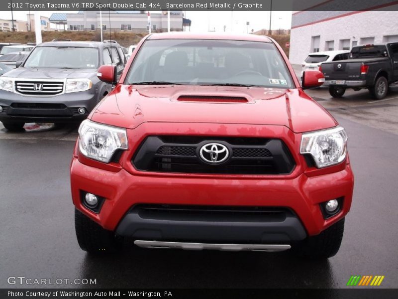 Barcelona Red Metallic / Graphite 2012 Toyota Tacoma V6 TRD Sport Double Cab 4x4