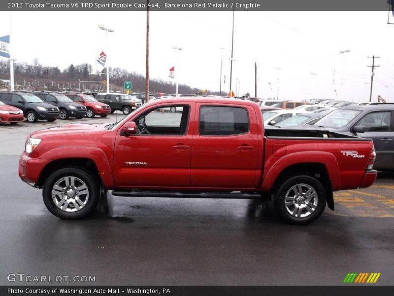 Barcelona Red Metallic / Graphite 2012 Toyota Tacoma V6 TRD Sport Double Cab 4x4