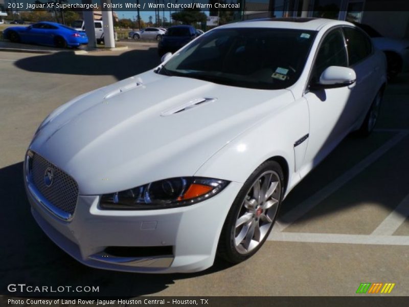 Polaris White / Warm Charcoal/Warm Charcoal 2015 Jaguar XF Supercharged