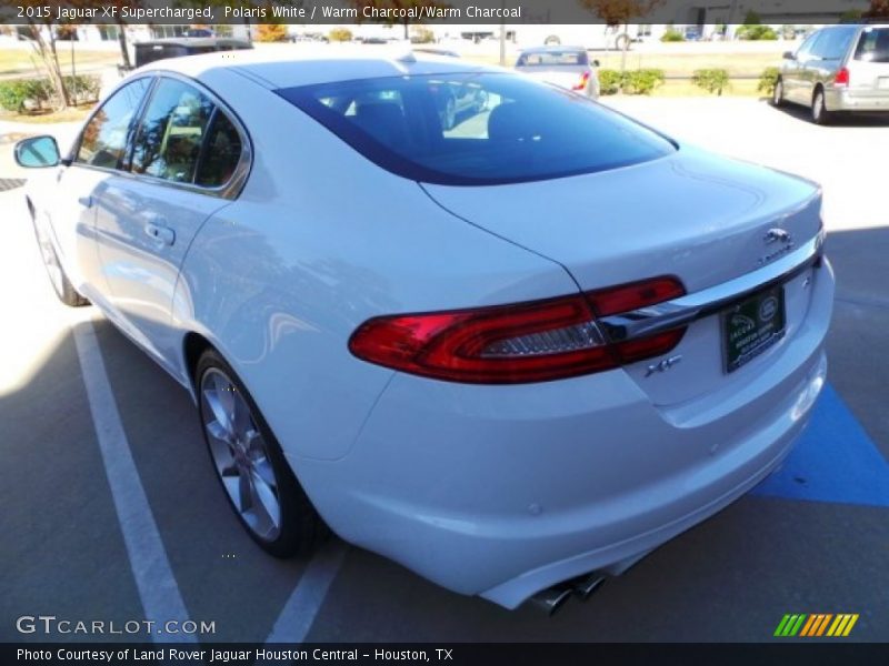 Polaris White / Warm Charcoal/Warm Charcoal 2015 Jaguar XF Supercharged