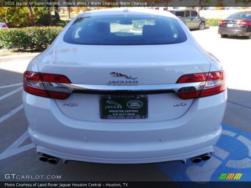 Polaris White / Warm Charcoal/Warm Charcoal 2015 Jaguar XF Supercharged