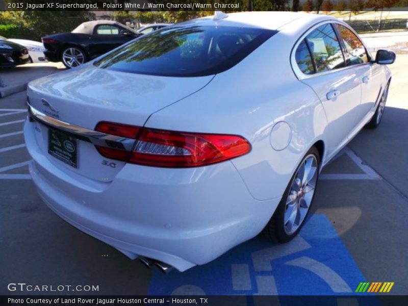 Polaris White / Warm Charcoal/Warm Charcoal 2015 Jaguar XF Supercharged