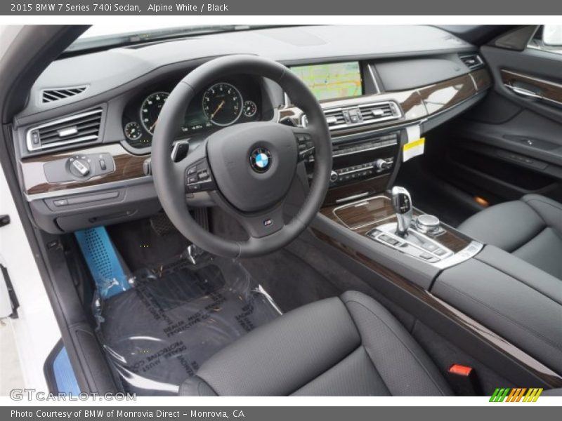 Black Interior - 2015 7 Series 740i Sedan 