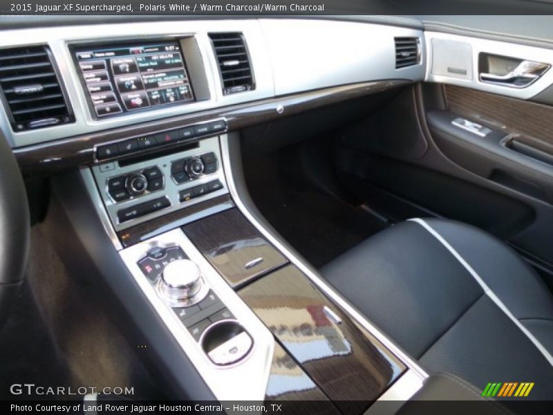 Polaris White / Warm Charcoal/Warm Charcoal 2015 Jaguar XF Supercharged