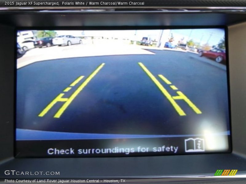 Polaris White / Warm Charcoal/Warm Charcoal 2015 Jaguar XF Supercharged