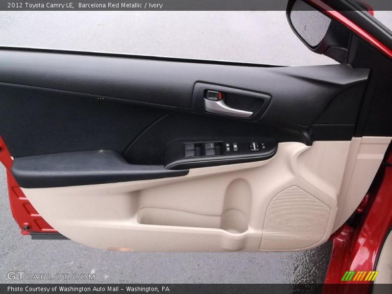 Barcelona Red Metallic / Ivory 2012 Toyota Camry LE