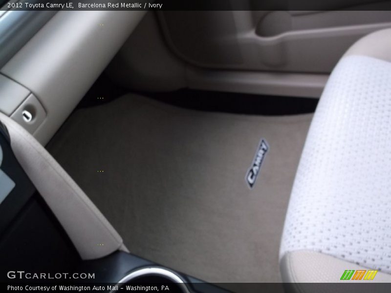 Barcelona Red Metallic / Ivory 2012 Toyota Camry LE
