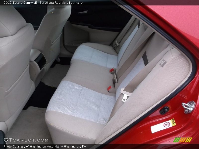 Barcelona Red Metallic / Ivory 2012 Toyota Camry LE