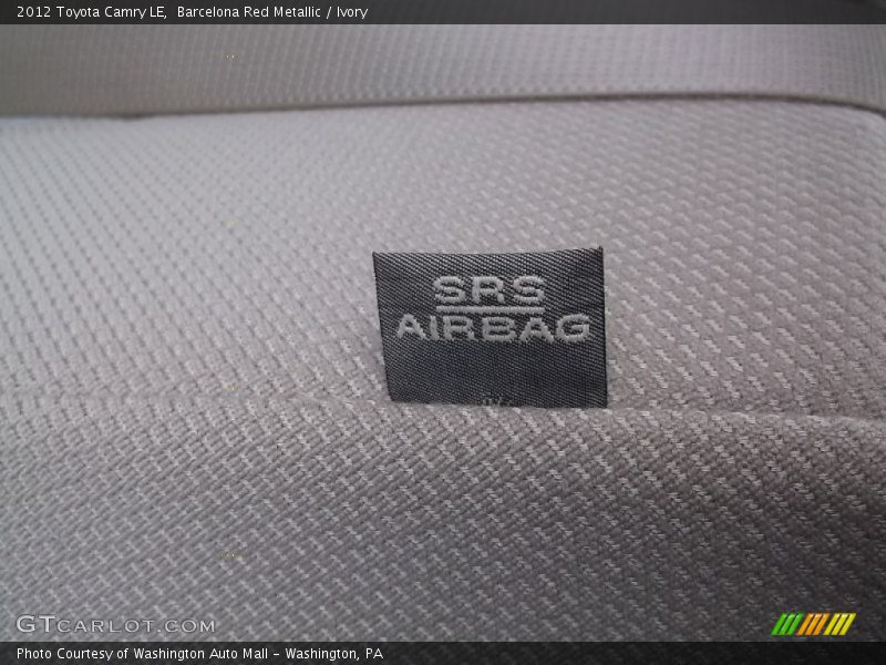 Barcelona Red Metallic / Ivory 2012 Toyota Camry LE