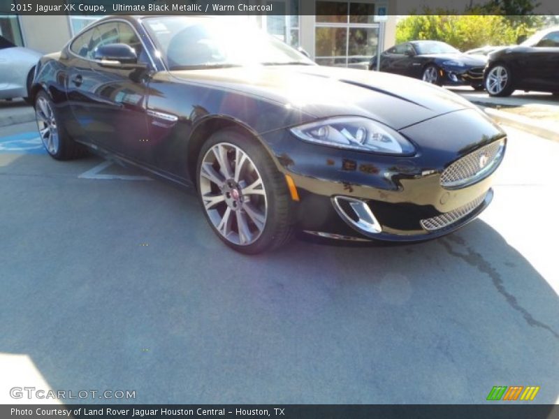 Ultimate Black Metallic / Warm Charcoal 2015 Jaguar XK Coupe